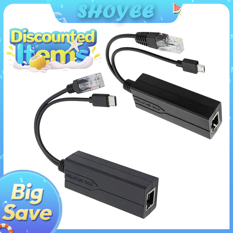 Divisor POE 48V a 5V Micro USB - Power Over Ethernet reseña y precio