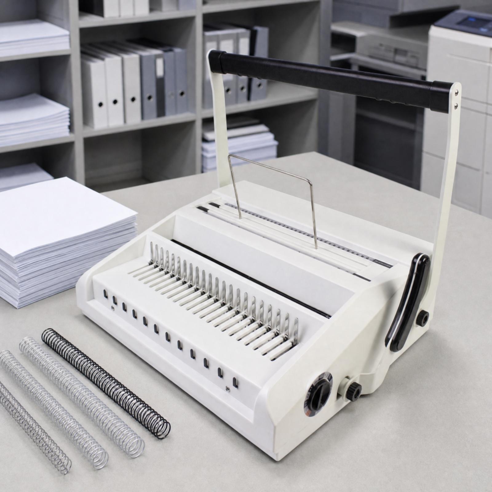 Máquina encuadernadora manual  - Binding Machine Comb reseña y precio