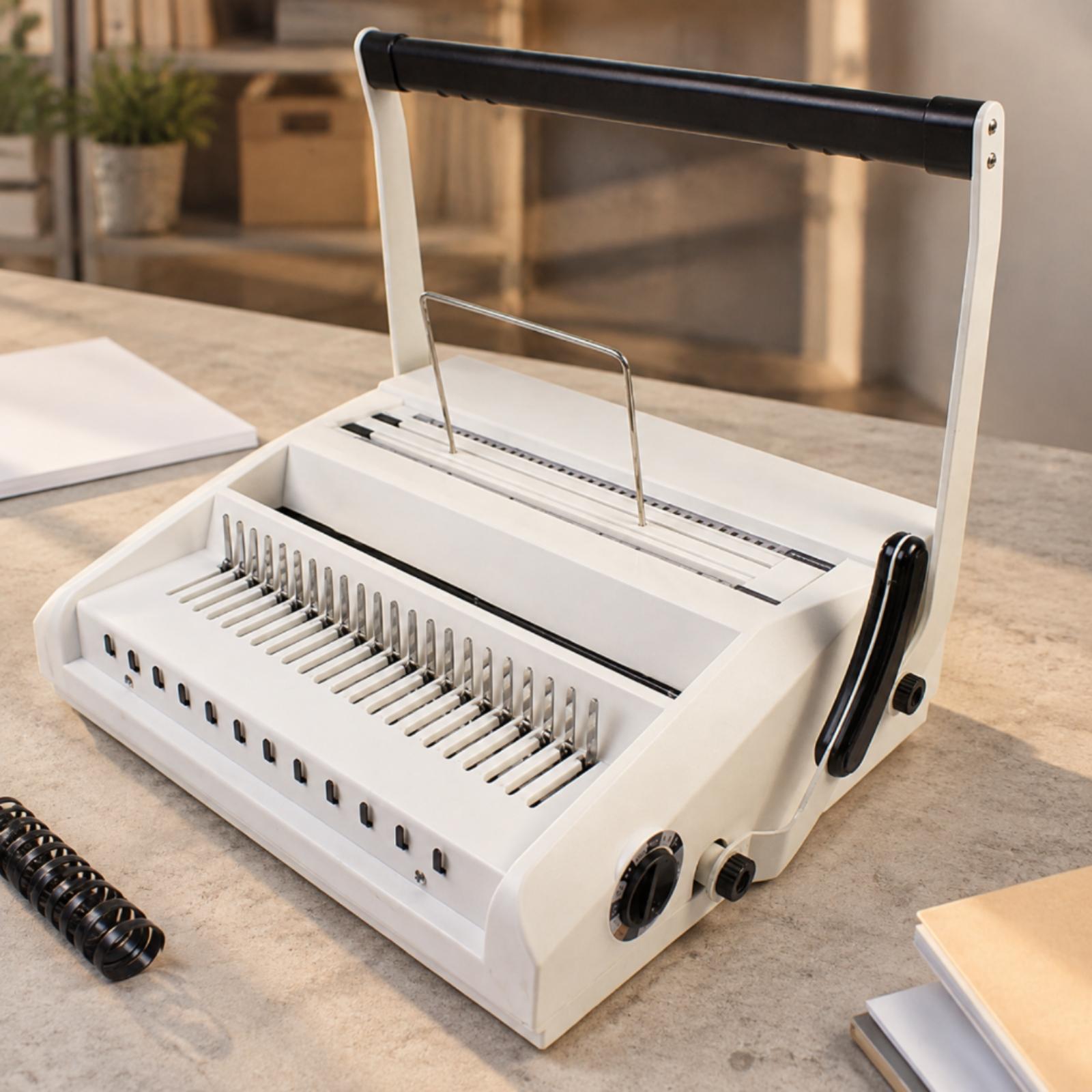 Máquina encuadernadora manual  - Binding Machine Comb reseña y precio