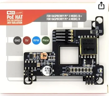 LoveRPi PoE HAT, Fuente de Ali - Power Over Ethernet reseña y precio