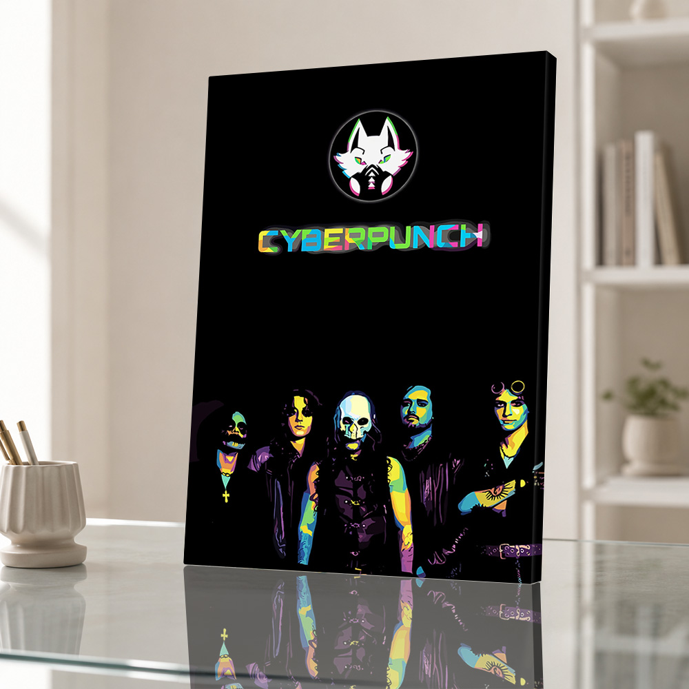 Póster impreso en lienzo Cyber - Office Technologies reseña y precio