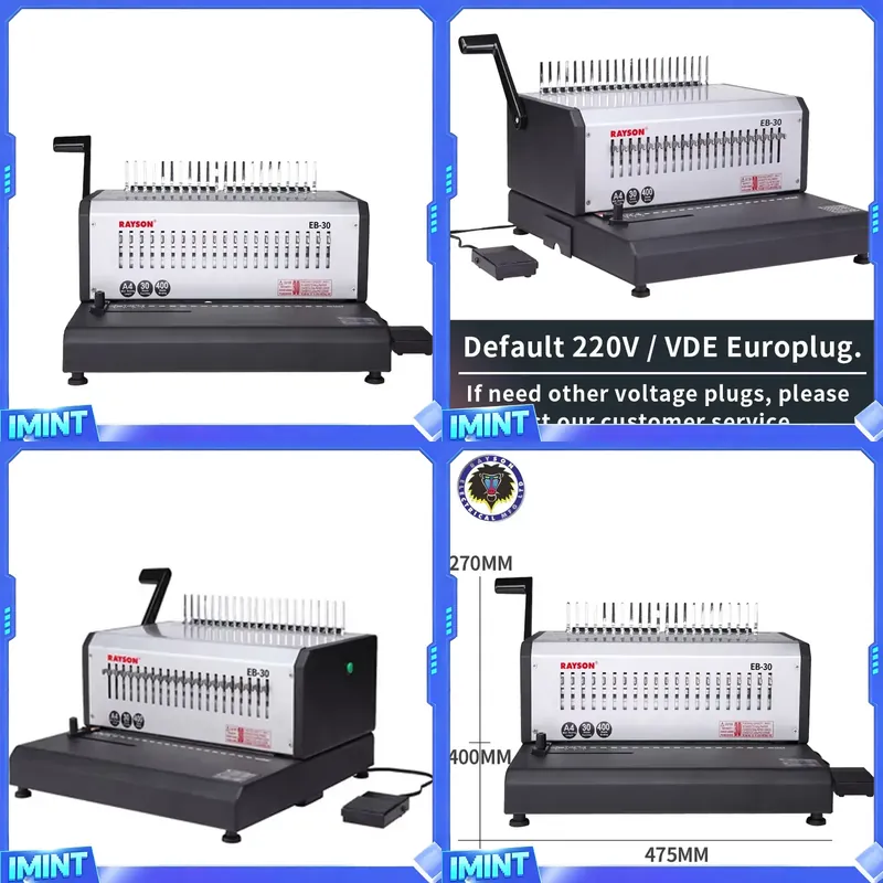 RAYSON EB-30 Encuadernadora El - Binding Machine Comb reseña y precio