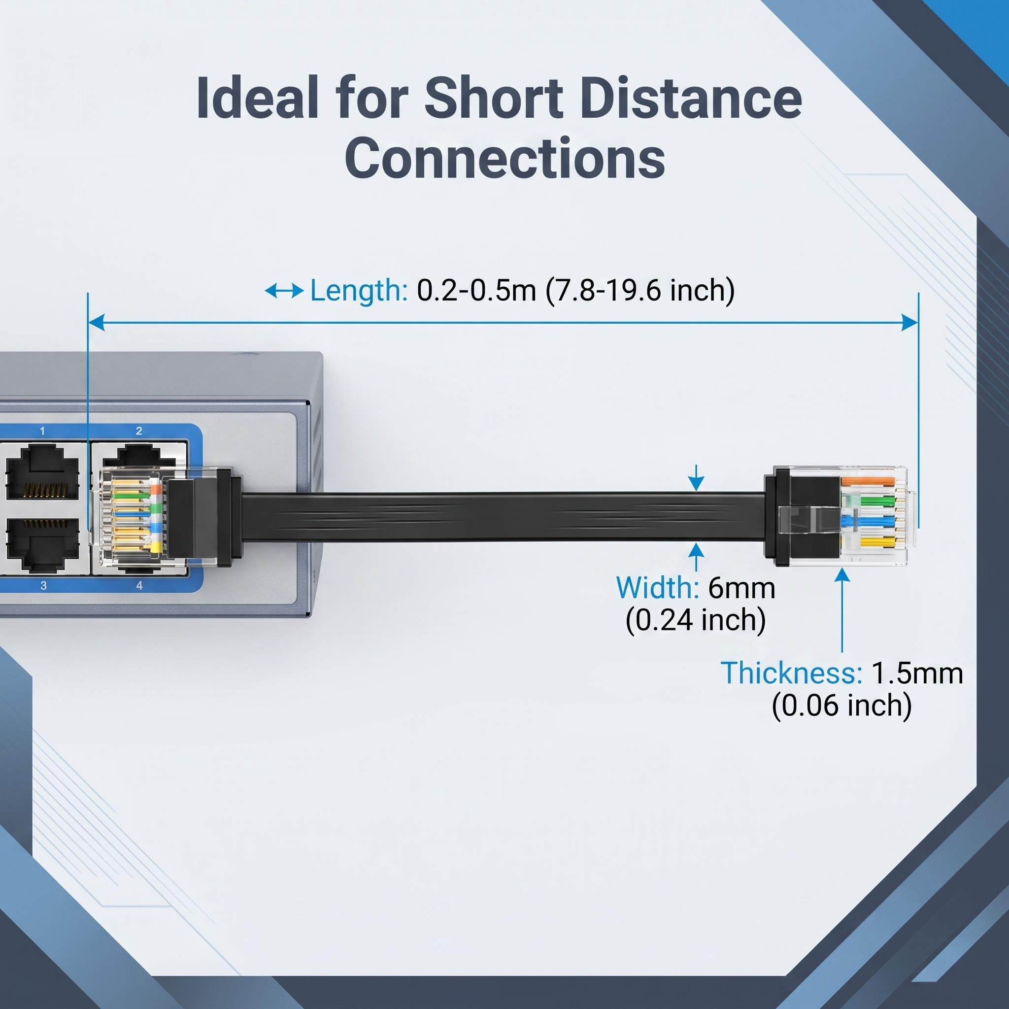 Paquete de 24 cables Ethernet  - Power Over Ethernet reseña y precio